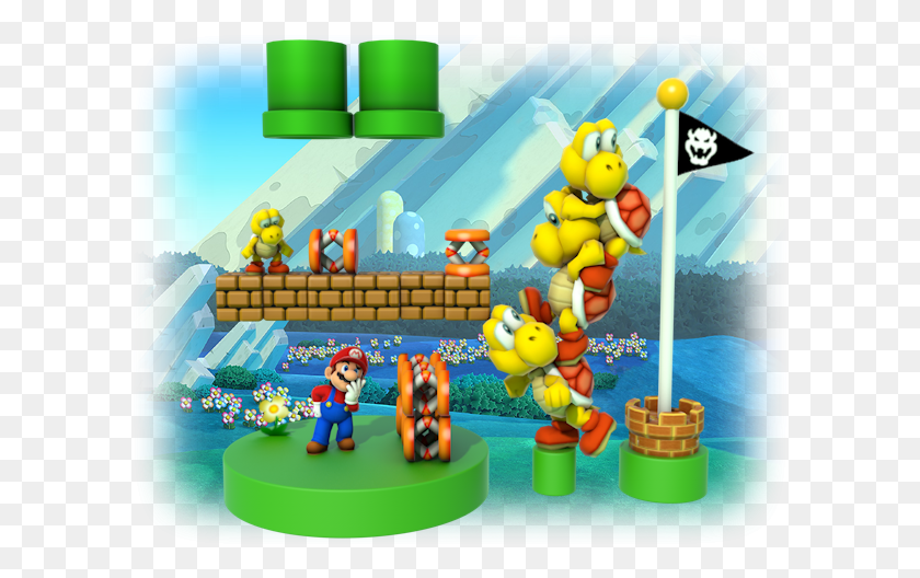 599x468 Koopuzzler Cartoon, Super Mario, Toy HD PNG Download