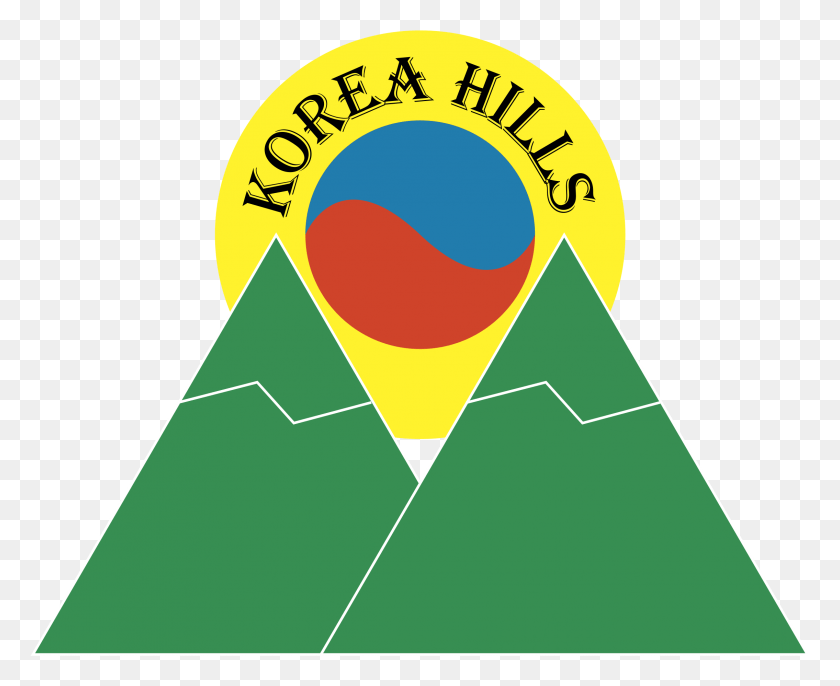 2271x1824 Korea Hills Logo Transparent Korea, Triangle, Cone, Plectrum HD PNG Download