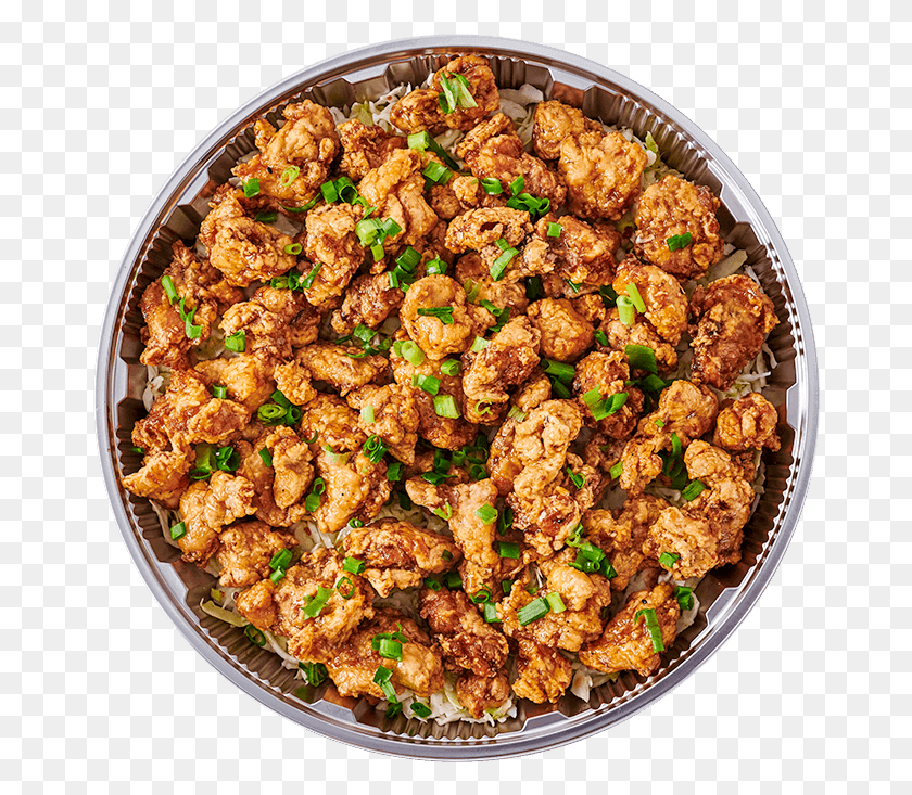670x673 Korean Fried Chicken Platter Twice Cooked Pork, Dish, Meal, Food HD PNG Download