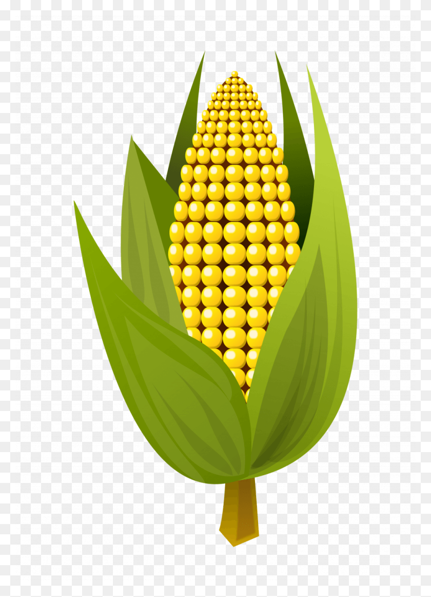 1024x1448 Korn Clipart Rice Corn Corn Origami, Plant, Vegetable, Food HD PNG Download