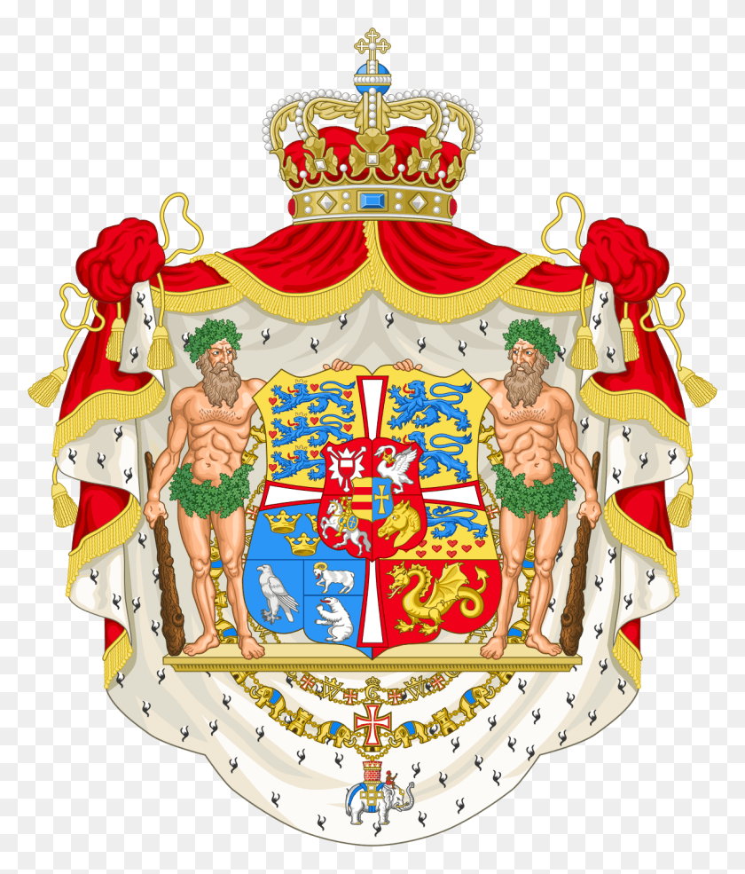 1200x1424 Королевский Герб Дании, Человек, Торт Ко Дню Рождения Hd Png Скачать