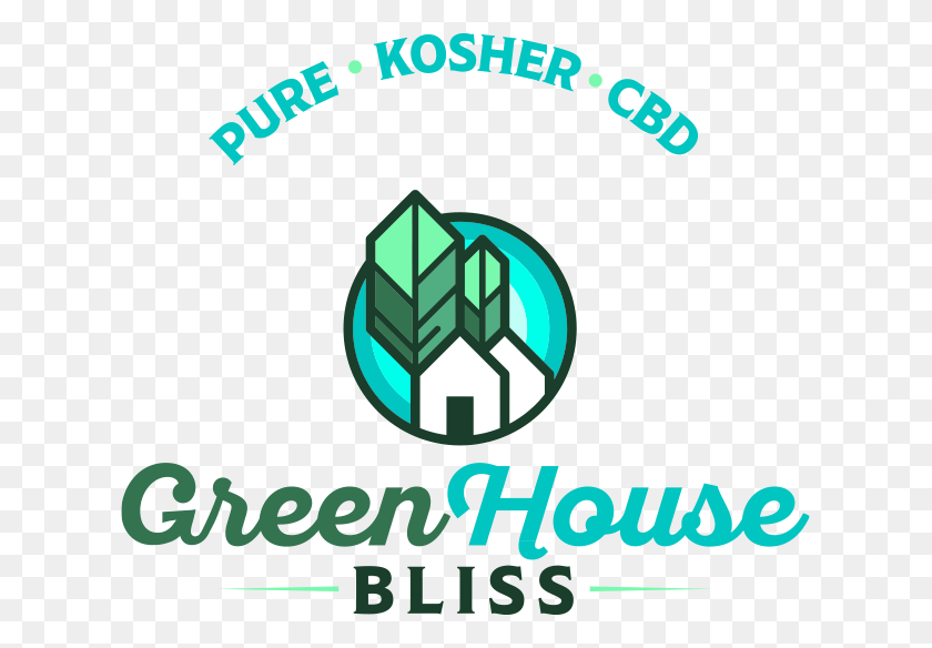 621x524 Kosher Cbd Products By Greenhouse Bliss Emblem, Text, Logo, Symbol HD PNG Download