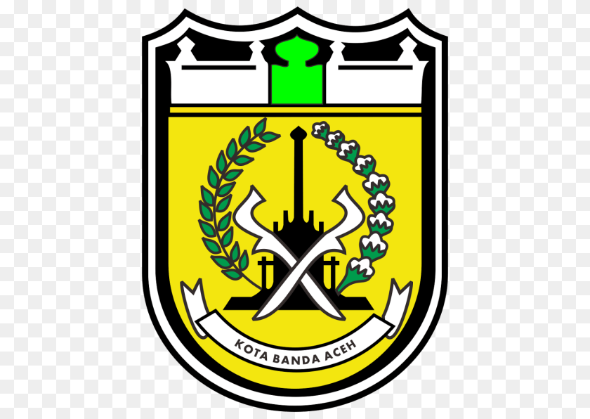 Kota Banda Aceh Logo Vector Format Cdr Pdf, Emblem, Symbol, Armor PNG
