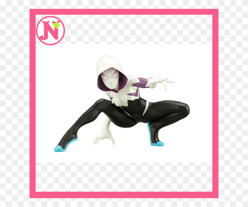 640x640 Kotobukiya Marvel Now Spider Gwen Artfx Statue 2day Spider Gwen Drawing Easy, Person, Human, Text HD PNG Download