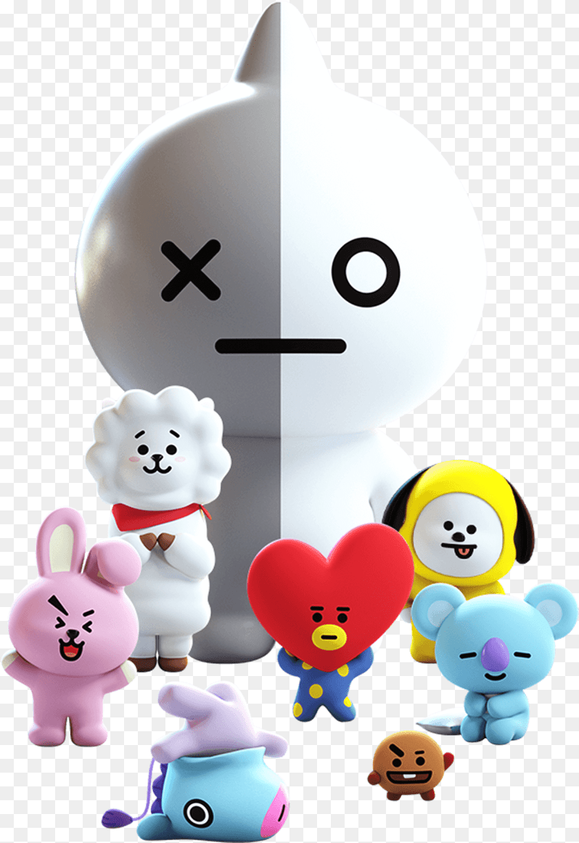 Koya Bt21 Characters Bt21 Figurines, Toy, Face, Head, Person PNG