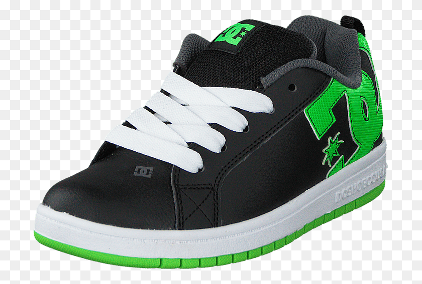 705x507 Kp Dc Shoes Dc Kids Court Graffik Shoe Blkgrs Bla Shoe, Clothing, Apparel, Footwear HD PNG Download