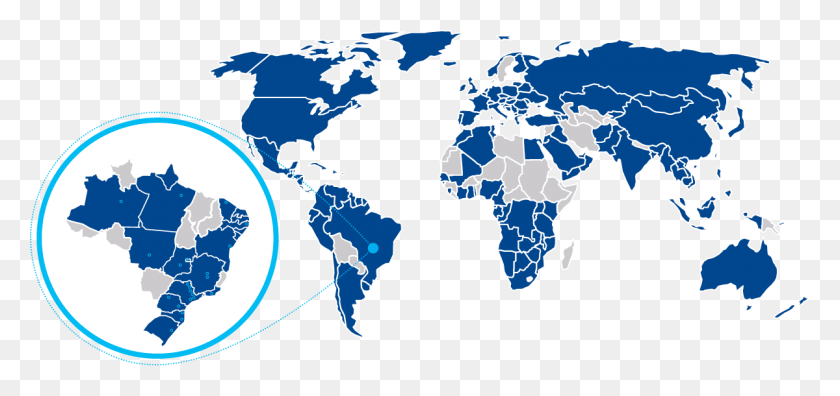 1200x518 Descargar Png / Mapa Político Mundial Png
