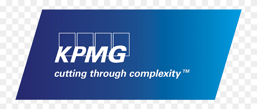 741x298 Kpmg Logo Kpmg Cutting Through Complexity, Text, Symbol, Trademark HD PNG Download