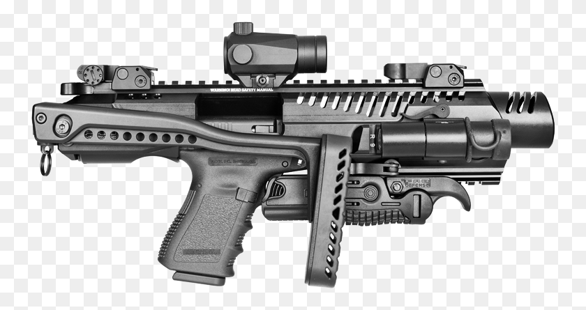 752x385 Kpos G2 2d Folded Closed Optimal Sig Sp2022 Carbine Conversion Kit, Gun, Weapon, Weaponry HD PNG Download