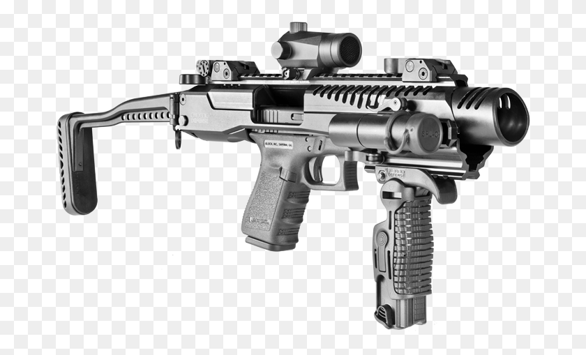 680x449 Kpos G2 3D Open Optimal Glock 17 Fab Defense, Пистолет, Оружие, Вооружение Hd Png Скачать