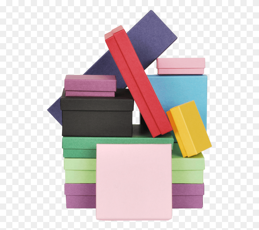 537x686 Descargar Png / Cajas De Joyería De Color Kraft