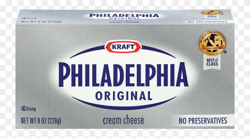 739x405 Kraft Philadelphia Cream Cheese Philadelphia, Food, Text, Label HD PNG Download