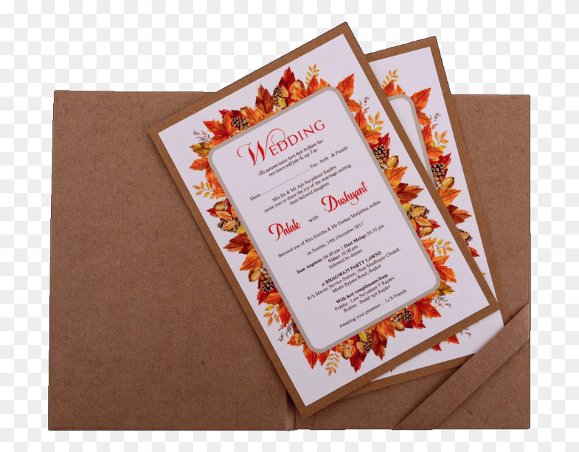 701x595 Kraft Wedding Invitations Envelope, Flyer, Poster, Paper HD PNG Download