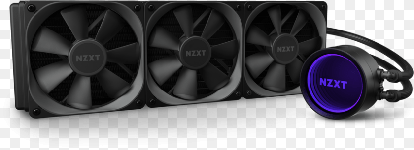 869x316 Kraken X73 Nzxt Liquid Cooler Nzxt, Electronics, Speaker PNG