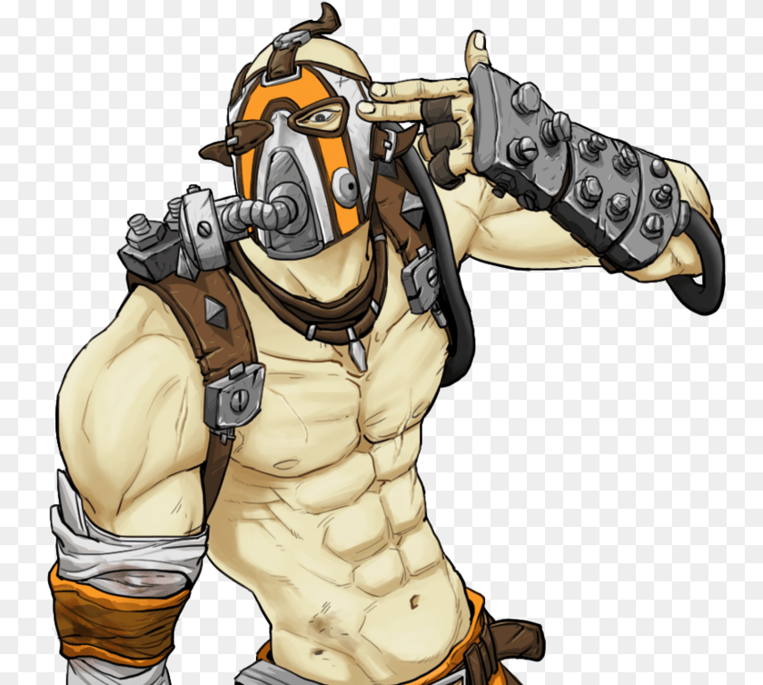 Krieg Borderlands Fan Art, Adult, Male, Man, Person Clipart PNG