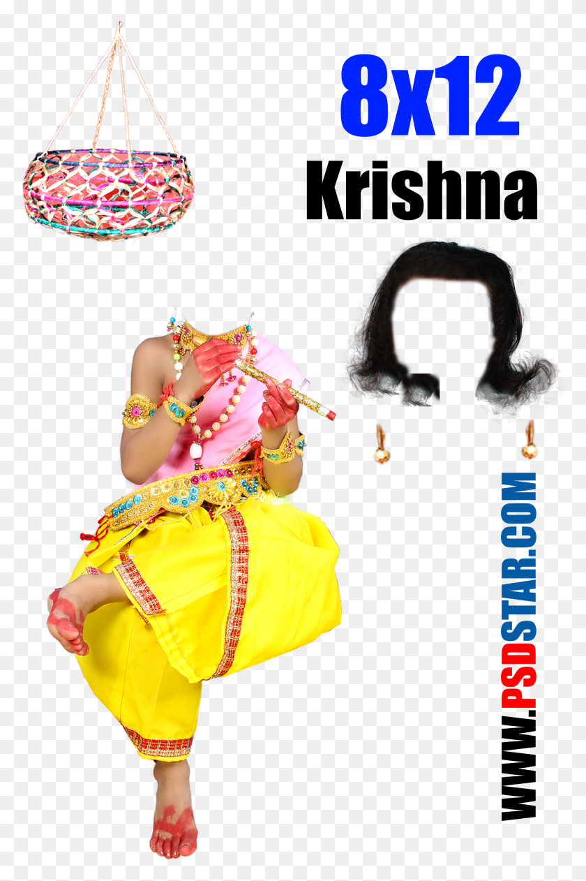 2250x3468 Krishna Dress Images HD PNG Download
