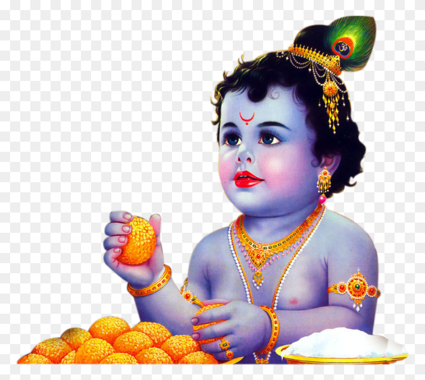 865x767 Krishna Photo Krishna God Images, Sweets, Food, Confectionery HD PNG Download