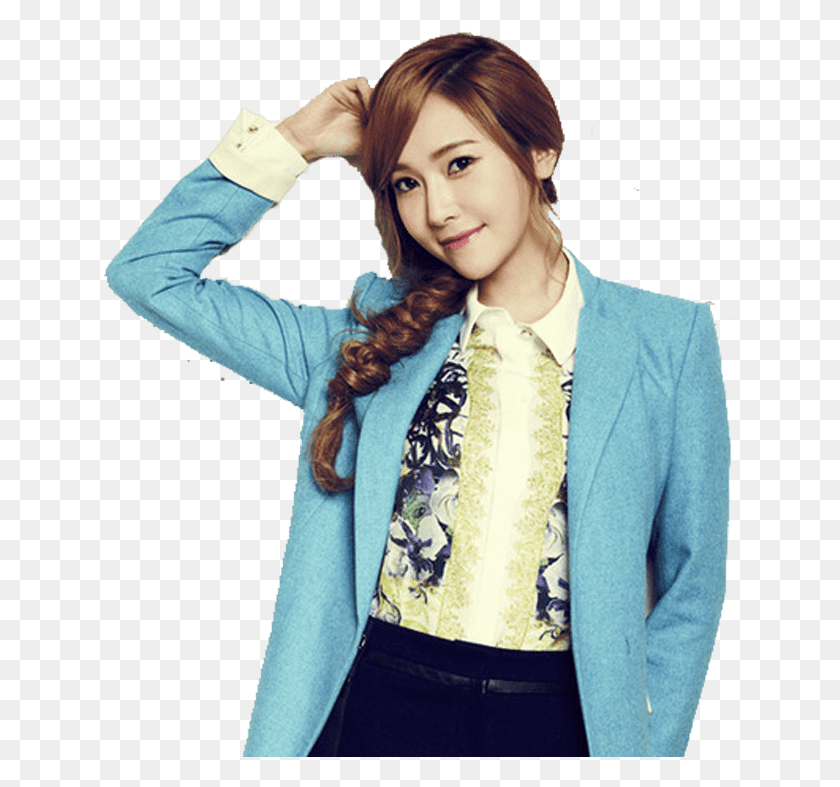 633x727 Krystal Jung Jessica, Sleeve, Clothing, Long Sleeve HD PNG Download