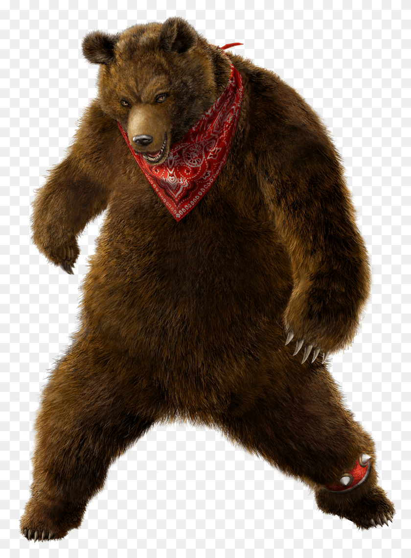 1297x1795 Kuma Ttt2 Официальный Рендер Art Tekken Tag Tournament 2 Кума, Медведь, Дикая Природа, Млекопитающее Hd Png Скачать