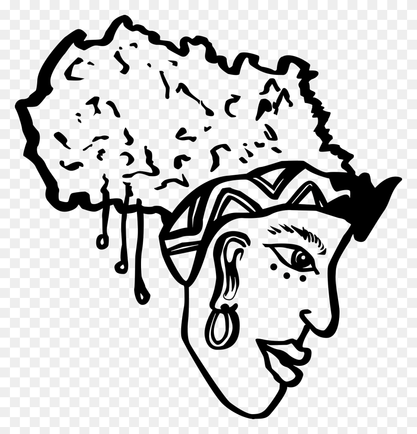 1646x1718 Кумба Африка Логотип, Трафарет, Лицо Hd Png Скачать