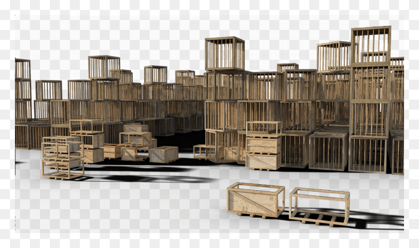 1024x576 Kung Fu Opera Pavillon Barricade, Wood, Box, Plywood HD PNG Download