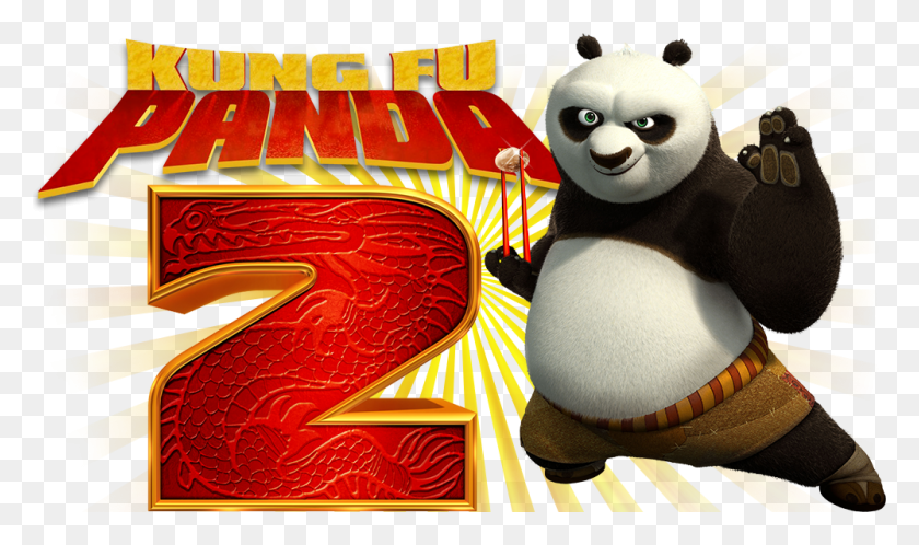 1000x562 Descargar Png Kung Fu Panda 2 Imagen Kung Fu Panda 2 Título, Juguete, Libro, Comics Hd Png