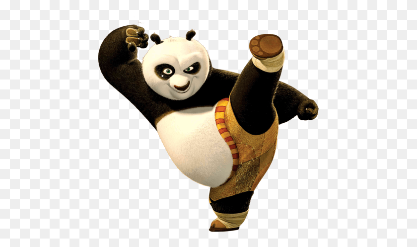 447x437 Kung Fu Panda 2 Kung Fu Panda Po Transparent, Toy, Plush, Sport HD PNG Download