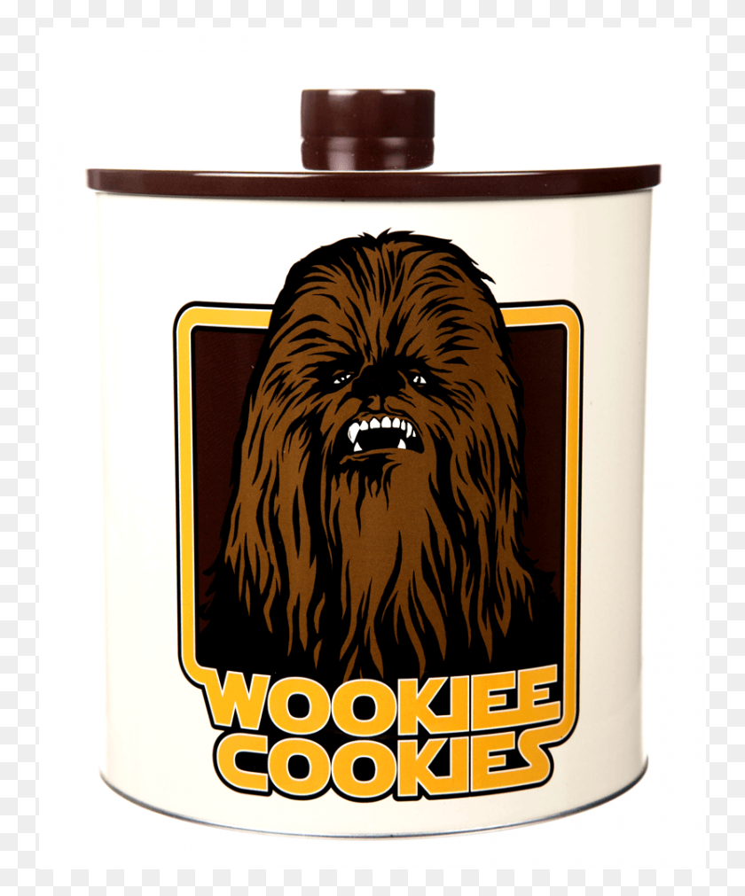 753x951 Kupete Bisbsw01 Biscuit Barrel Star Wars Chewbacca Wookie Cookie Jar, Label, Text, Tiger HD PNG Download