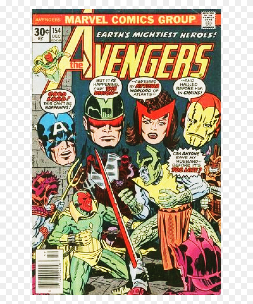 631x951 Descargar Png Kupete Comics 1976 12 The Avengers Marvel Comic Group Avengers, Libro, Persona, Humano Hd Png