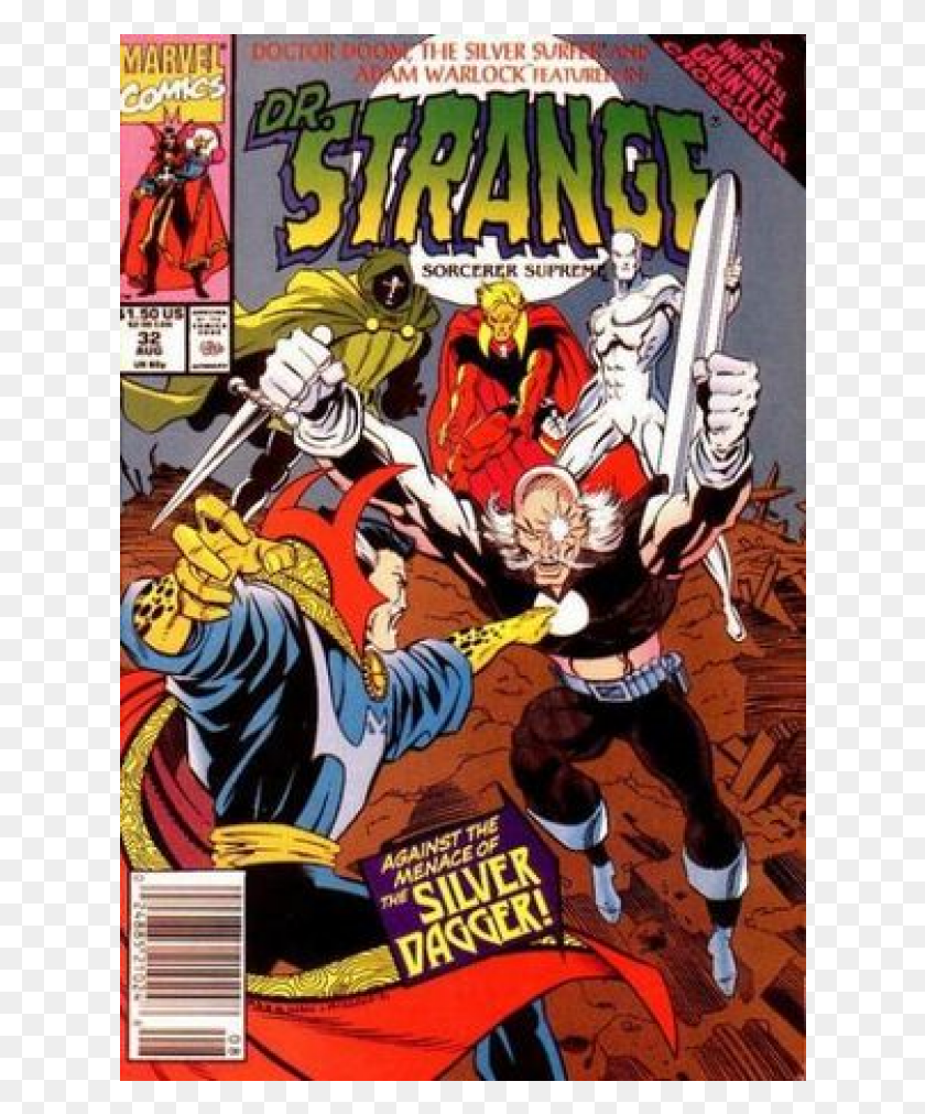 624x951 Kupete Comics 1991 08 Doctor Strange Sorcerer Supreme Doctor Strange Hechicero Supremo, Libro, Pantalones, Ropa Hd Png