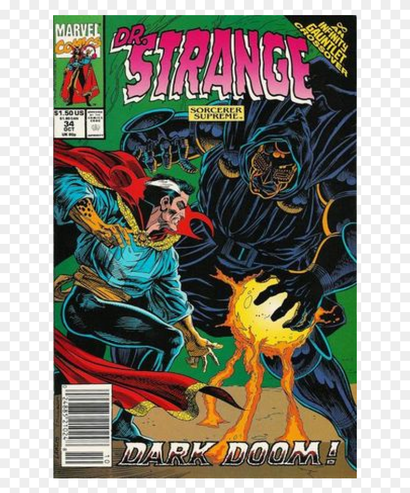 623x951 Kupete Comics 1991 10 Doctor Strange Sorcerer Supreme Doctor Strange Hechicero Supremo, Persona, Humano, Libro Hd Png