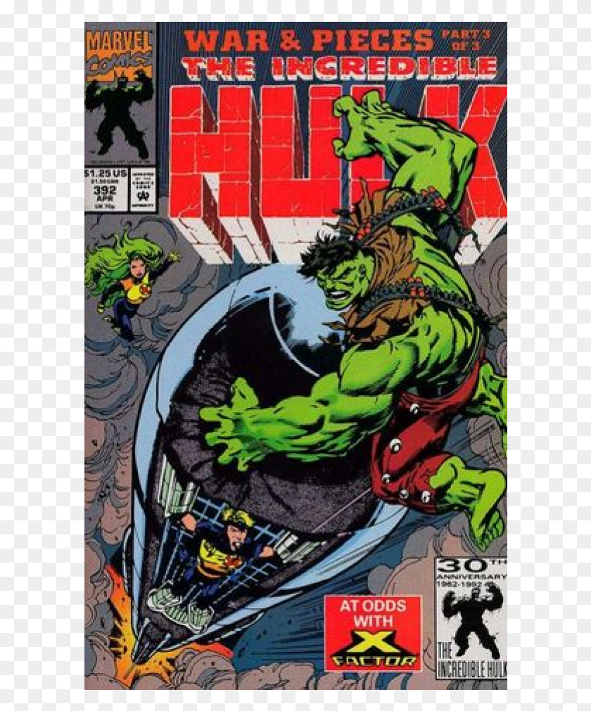 602x951 Kupete Comics 1992 04 The Incredible Hulk Hulk, Batman, Person, Human HD PNG Download