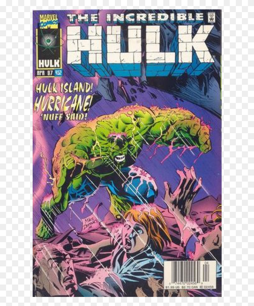 626x951 Descargar Png Kupete Comics 1997 04 El Increíble Hulk Hulk, Libro, Folleto, Póster Hd Png