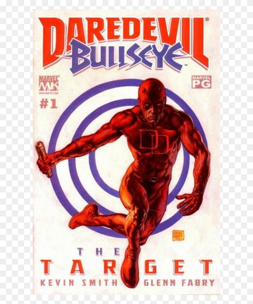 623x951 Kupete Comics 2003 01 Daredevil Bullseye Daredevil The Target, Poster, Advertisement, Flyer HD PNG Download
