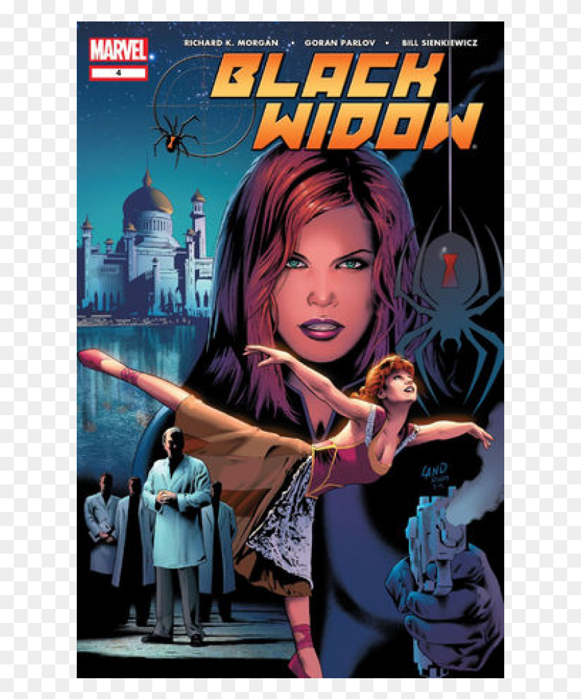 619x950 Kupete Comics 2005 02 Black Widow Natasha Romanoff Is Anastasia, Person, Human, Book HD PNG Download