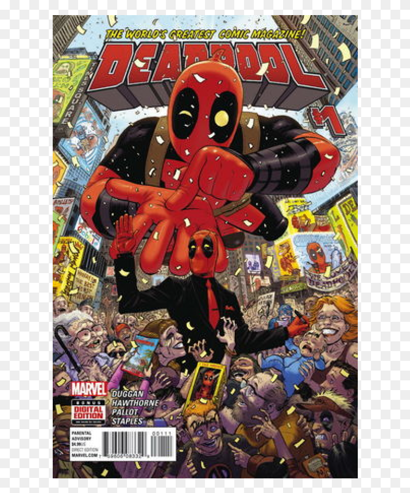 626x951 Kupete Comics 2016 01 Deadpool, Person, Human, Poster HD PNG Download