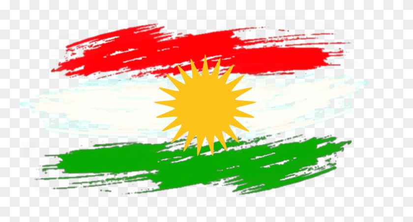 919x461 Descargar Png / Bandera De Kurdistán Png