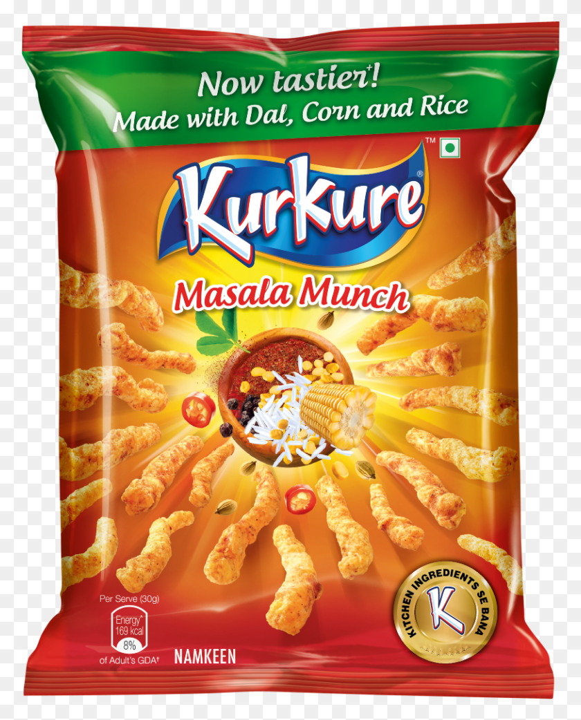 813x1024 Kurkure Masala Munch Now Tastier With Goodness Of 39ghar Kurkure Masala Munch, Snack, Food, Plant HD PNG Download
