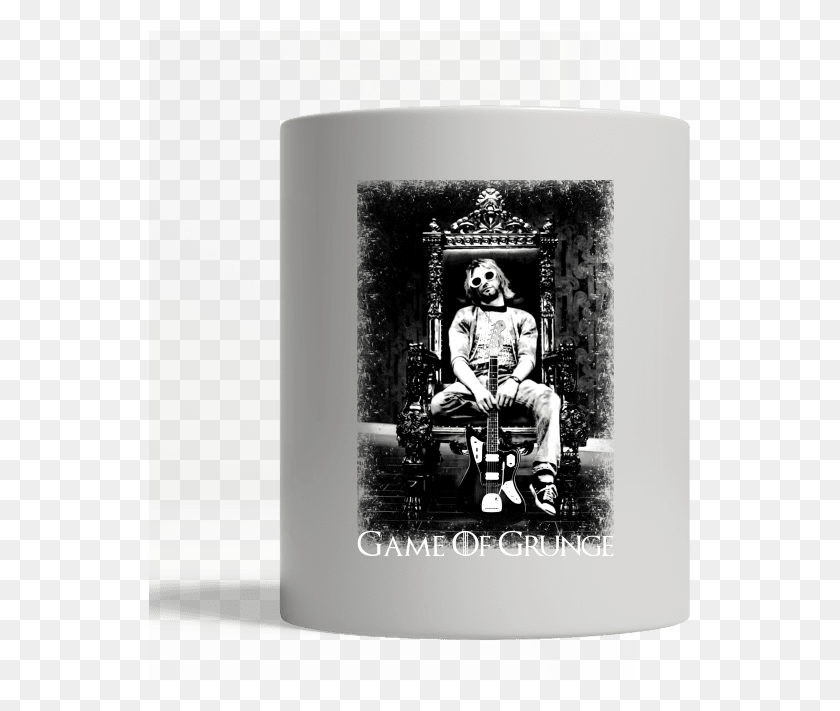 543x651 Kurt Cobain Game Of Grunge Mug Kurt Cobain On Throne, Person, Human, Furniture HD PNG Download