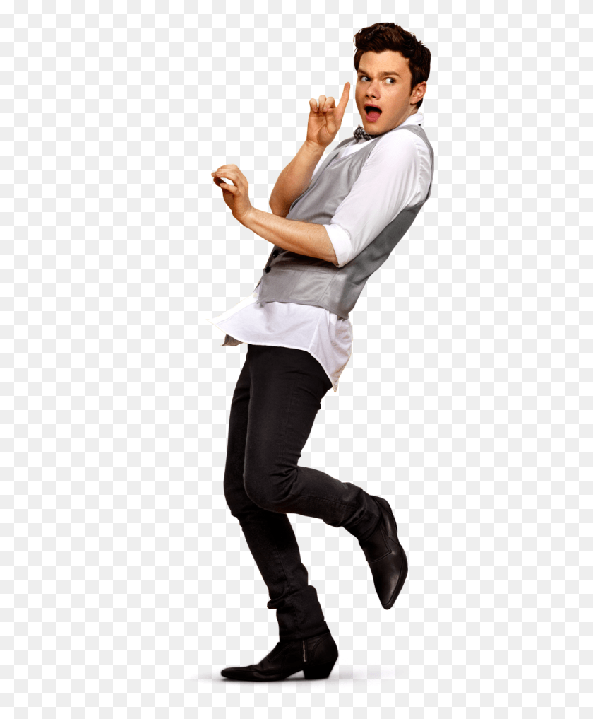 391x957 Descargar Png Kurt Hummel Season 3 Chris Colfer Glee Season 3 Album Cover, Ropa, Persona Hd Png