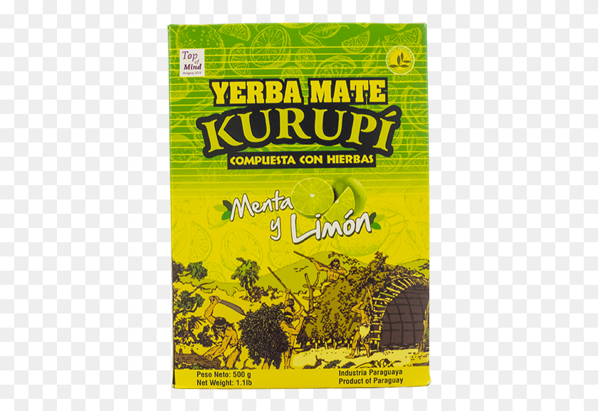 374x517 Kurupi Compuesta Menta Y Limon 05Kg Yerba Mate Kurupi Catuaba, Plant, Jarrón, Jar Hd Png