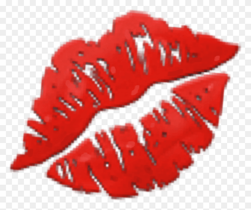 Descargar PNG Kuss Kiss Lips Lippen Red Emoji Freetoedit Iphone Emoji Kiss, Boca, Labio, Pastel De Cumpleaños HD PNG