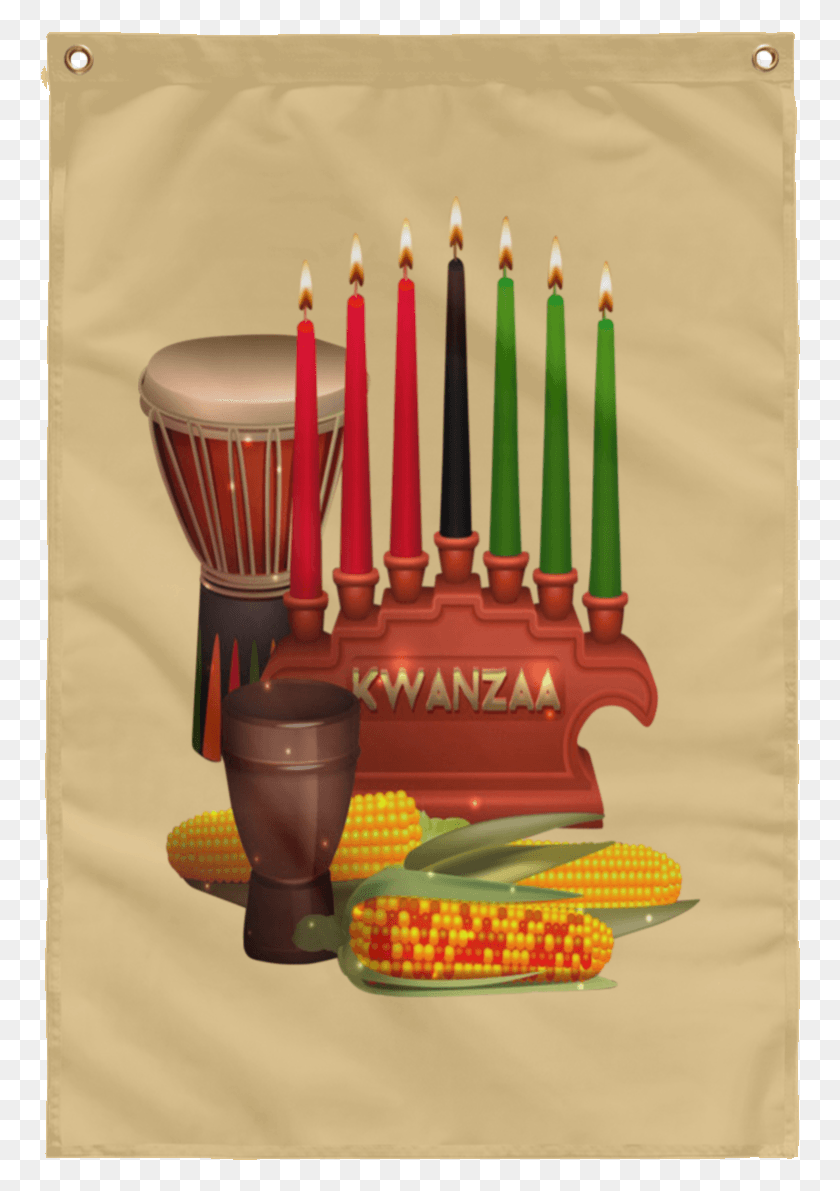760x1131 Kwanzaa Wall Flag Birthday, Candle, Birthday Cake, Cake HD PNG Download
