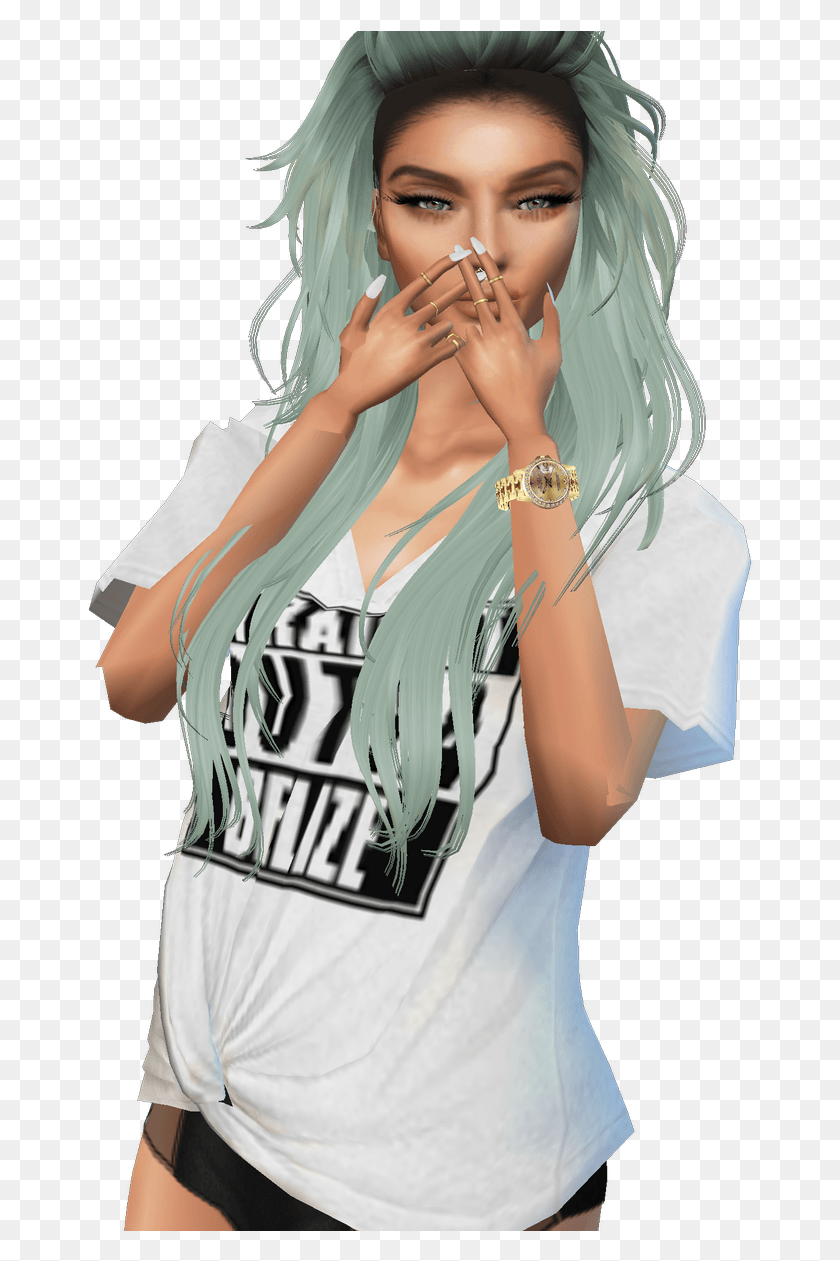668x1201 Kylie Jenner On Imvu, Clothing, Apparel, Person HD PNG Download
