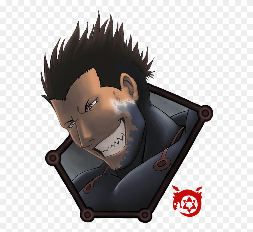 576x711 Kyo Wolfe Greed Tbs Ouroboros Full Metal Alchemist, Helmet, Clothing, Apparel HD PNG Download