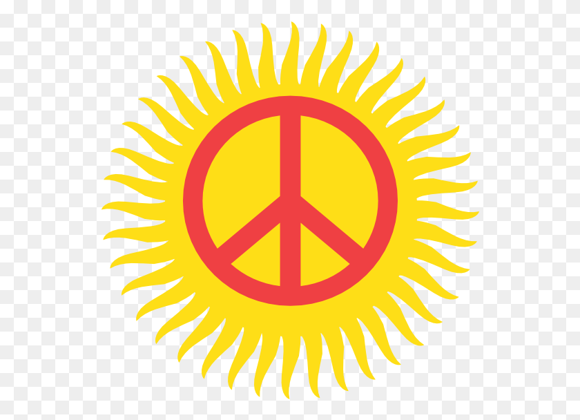 550x548 Флаг Кыргызстана Символ Мира 6 555Px Голубой Знак Мира, Природа, На Открытом Воздухе, Солнце Hd Png Скачать