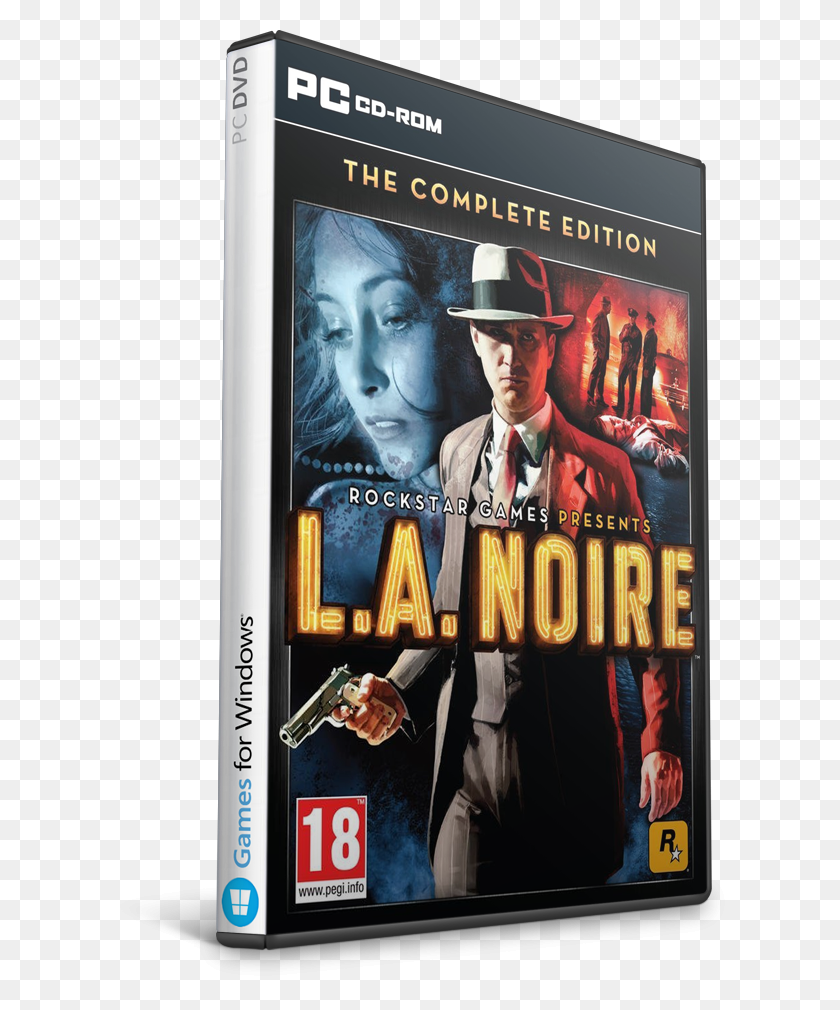 620x950 L A Noire Complete Edition Prophet 25e2259825ba La Noire Pc Cover, Person, Human, Hat HD PNG Download