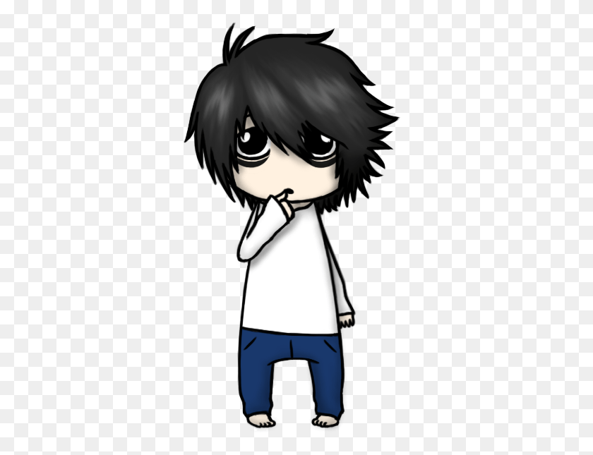 321x585 L Chibi, Manga, Comics, Book HD PNG Download