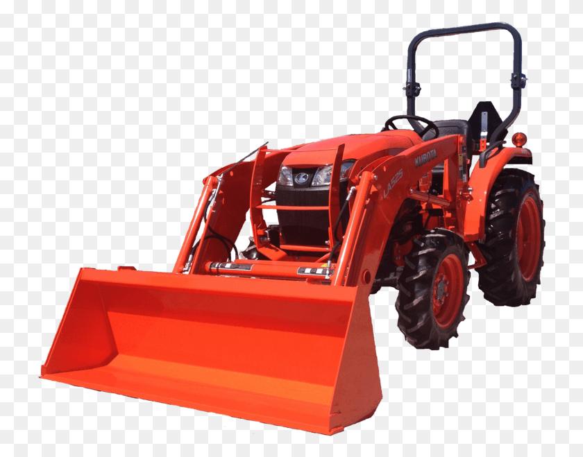 736x599 L2501 Kubota Finish Mower, Tractor, Vehicle, Transportation HD PNG Download