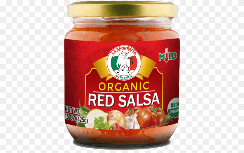 402x529 La Banderita Organic Red Salsa, Food, Ketchup, Relish, Animal Transparent PNG